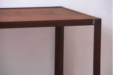 ラフジュ工房オリジナル　シンプルな背の低いアイアンラック(2)