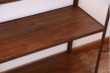 ラフジュ工房オリジナル　シンプルな背の低いアイアンラック(2)