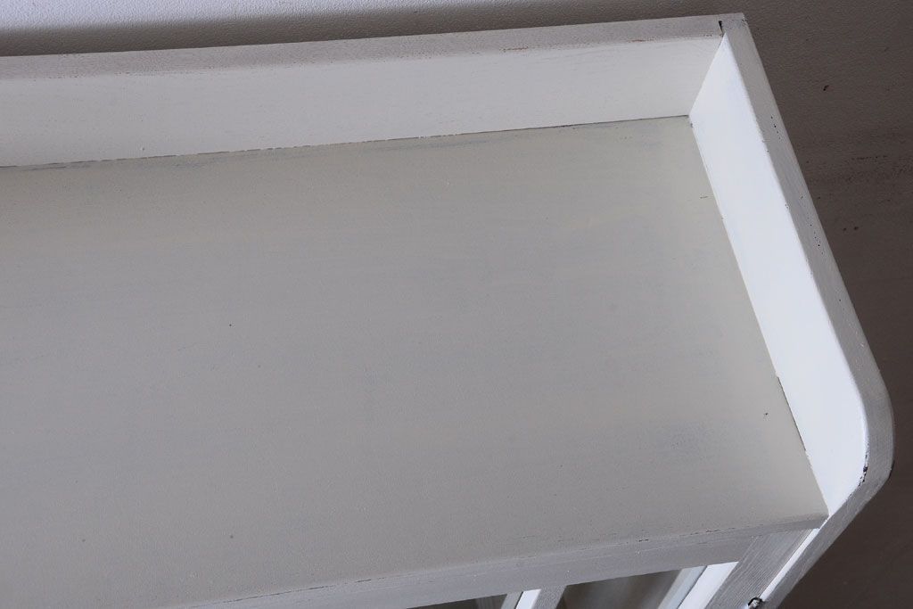 レトロ家具　昭和レトロ　大ぶりなペイント本箱(ブックケース)(2)