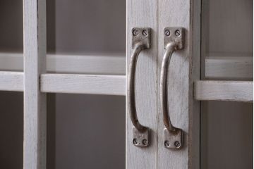 レトロ家具　昭和レトロ　大ぶりなペイント本箱(ブックケース)(2)