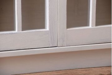 レトロ家具　昭和レトロ　大ぶりなペイント本箱(ブックケース)(2)