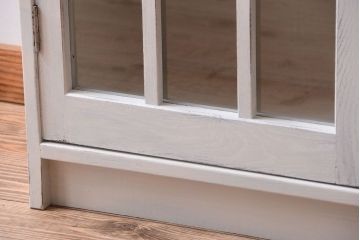 レトロ家具　昭和レトロ　大ぶりなペイント本箱(ブックケース)(2)