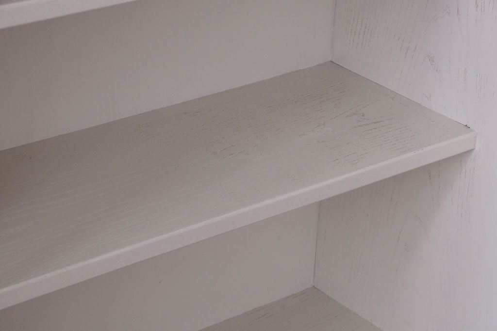 レトロ家具　昭和レトロ　大ぶりなペイント本箱(ブックケース)(2)