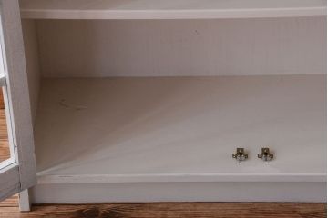 レトロ家具　昭和レトロ　大ぶりなペイント本箱(ブックケース)(2)