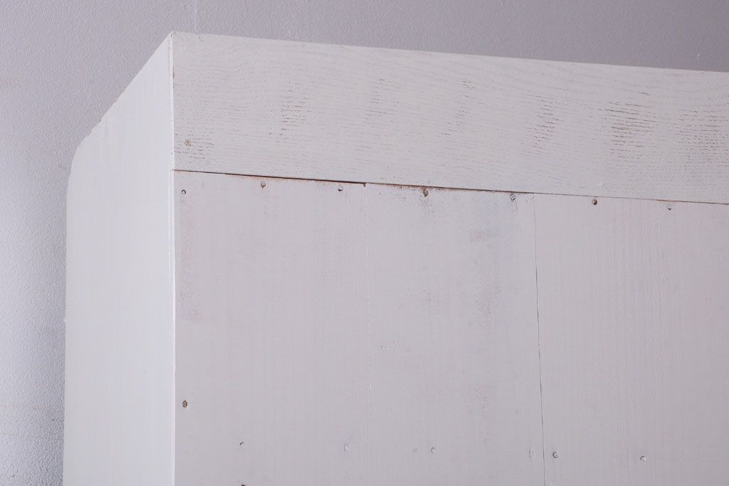 レトロ家具　昭和レトロ　大ぶりなペイント本箱(ブックケース)(2)