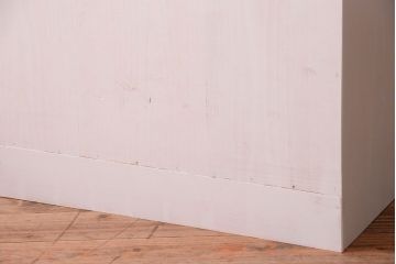 レトロ家具　昭和レトロ　大ぶりなペイント本箱(ブックケース)(2)