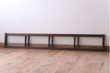 昭和レトロ　ダイヤガラス・プレスガラス入り!古い木製の明り取り