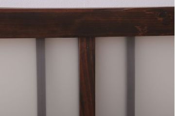 昭和レトロ　すりガラス入り!古い木製の明り取り