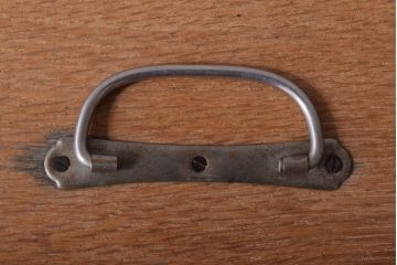 アンティーク雑貨　昭和レトロ　古い木製の小さな救急箱(木箱・小箱・小物収納箱)