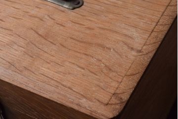 アンティーク雑貨　昭和レトロ　古い木製の小さな救急箱(木箱・小箱・小物収納箱)(2)