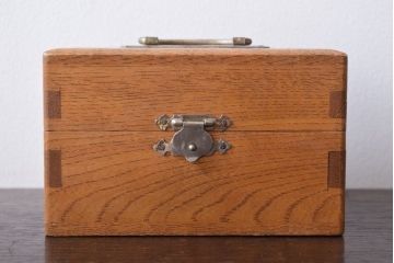 アンティーク雑貨　昭和レトロ　小さなアンティーク木箱(3)