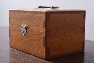 アンティーク雑貨　昭和レトロ　小さなアンティーク木箱(3)