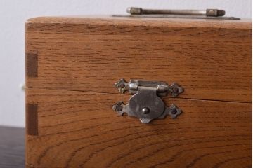 アンティーク雑貨　昭和レトロ　小さなアンティーク木箱(3)