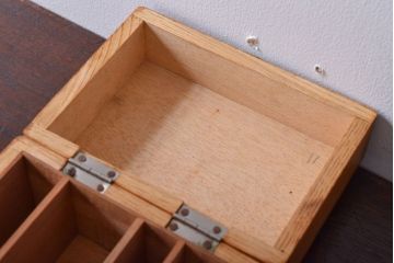 アンティーク雑貨　昭和レトロ　小さなアンティーク木箱(3)