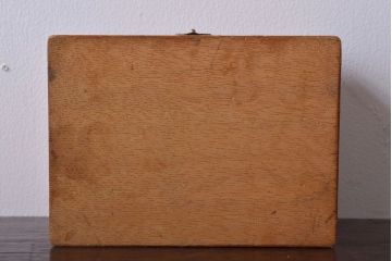 アンティーク雑貨　昭和レトロ　小さなアンティーク木箱(3)