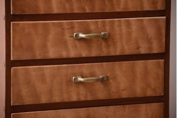 レトロ家具　昭和レトロ　古い木製のアンティーク7杯小引き出し