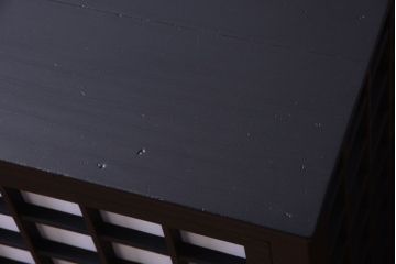 アンティーク家具　古民具・骨董　大正〜昭和期　障子張り蠅帳(戸棚)
