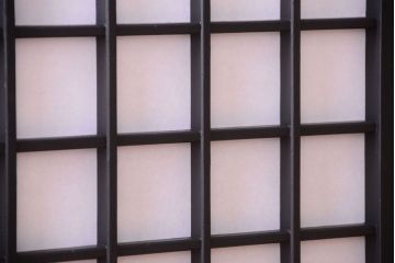 アンティーク家具　古民具・骨董　大正〜昭和期　障子張り蠅帳(戸棚)