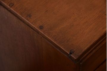 レトロ家具　昭和レトロ　古い木製のアンティーク6杯小引き出し