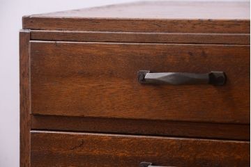 レトロ家具　昭和レトロ　古い木製のアンティーク6杯小引き出し