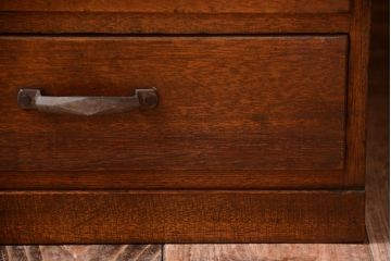 レトロ家具　昭和レトロ　古い木製のアンティーク6杯小引き出し