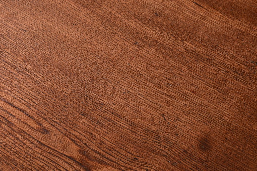 レトロ家具　アンティークペイント　古い木のレトロな平机(コンソールテーブル)