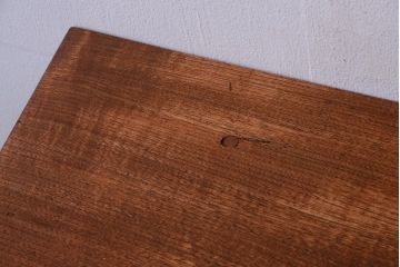 レトロ家具　アンティークペイント　古い木のレトロな平机(コンソールテーブル)