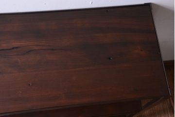 ラフジュ工房オリジナル　脚付きのシンプルなアイアンラック(小)(1)