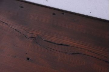 ラフジュ工房オリジナル　脚付きのシンプルなアイアンラック(小)(1)