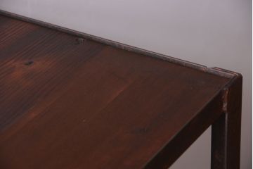 ラフジュ工房オリジナル　脚付きのシンプルなアイアンラック(小)(1)