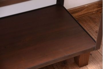 ラフジュ工房オリジナル　脚付きのシンプルなアイアンラック(小)(1)