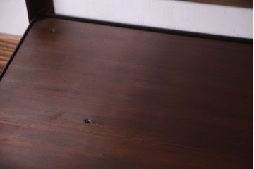 ラフジュ工房オリジナル　脚付きのシンプルなアイアンラック(小)(1)