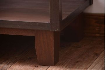 ラフジュ工房オリジナル　脚付きのシンプルなアイアンラック(小)(1)