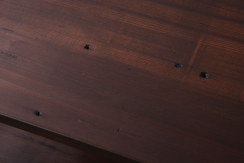 ラフジュ工房オリジナル　脚付きのシンプルなアイアンラック(小)(2)