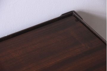 ラフジュ工房オリジナル　脚付きのシンプルなアイアンラック(小)(2)