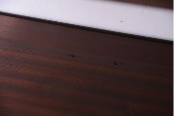 ラフジュ工房オリジナル　脚付きのシンプルなアイアンラック(小)(2)