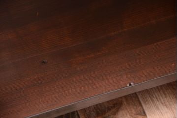 ラフジュ工房オリジナル　脚付きのシンプルなアイアンラック(小)(2)