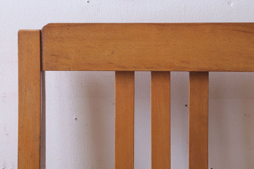 レトロ家具　 和製アンティーク　古い木製のレトロなシンプルチェア