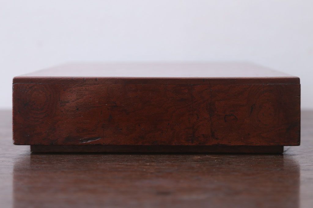 アンティーク雑貨　和製アンティーク　古い木の小物収納木箱(小箱・収納箱)