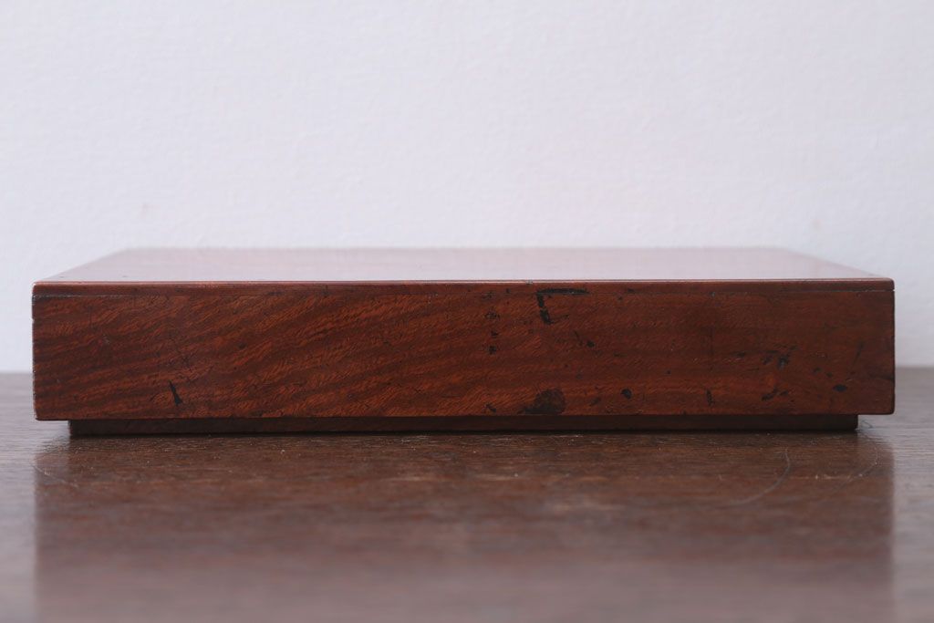 アンティーク雑貨　和製アンティーク　古い木の小物収納木箱(小箱・収納箱)