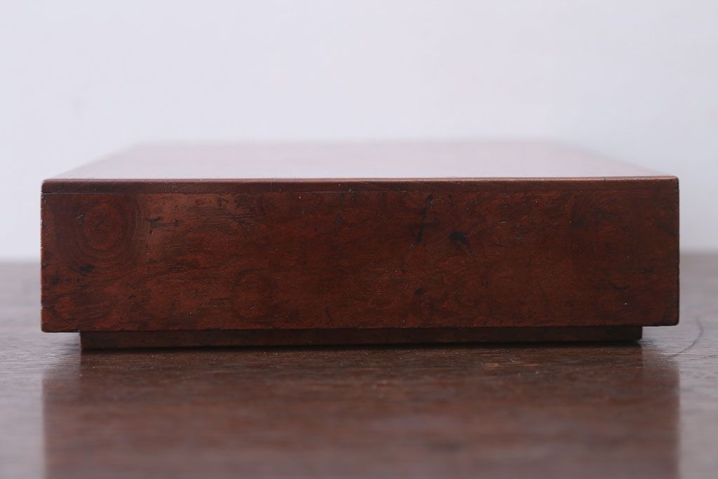 アンティーク雑貨　和製アンティーク　古い木の小物収納木箱(小箱・収納箱)