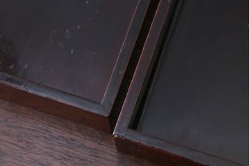 アンティーク雑貨　和製アンティーク　古い木の小物収納木箱(小箱・収納箱)
