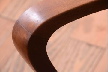 レトロ家具　アンティーク　シンプルでレトロな一人掛けソファ(1)