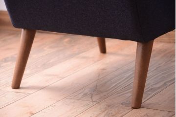 レトロ家具　アンティーク　シンプルでレトロな一人掛けソファ(2)