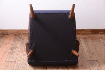 レトロ家具　アンティーク　シンプルでレトロな一人掛けソファ(2)