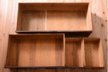 アンティーク家具　古民具・骨董　明治〜大正期　前面栗材!アンティーク米沢箪笥