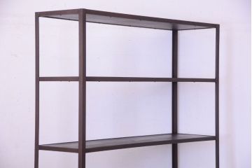 ラフジュ工房オリジナル　シンプルなアイアンラック(中)(1)