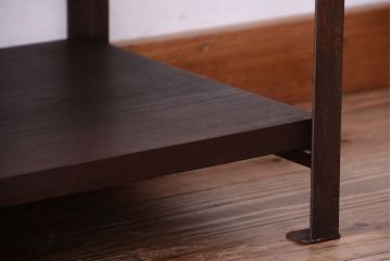 ラフジュ工房オリジナル　シンプルなアイアンラック(中)(1)