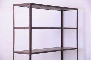 ラフジュ工房オリジナル　シンプルなアイアンラック(中)(2)