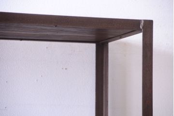 ラフジュ工房オリジナル　シンプルなアイアンラック(中)(2)